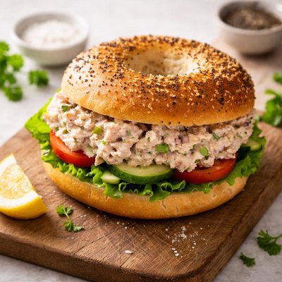 Tuna bagel