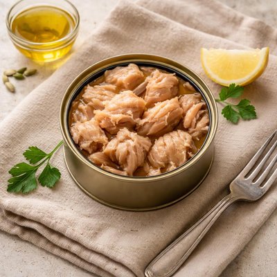 Tuna chunks in sunflower oil