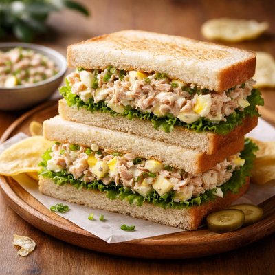 Tuna egg mayo sandwich