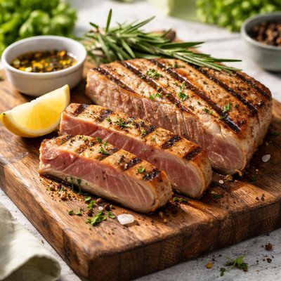 Tuna grilled