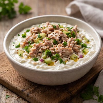 تونة في زبادي يوناني