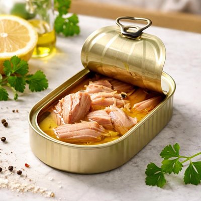 Thunfisch in Olivenöl Dose