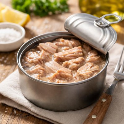 Tuna in salt water