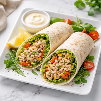 Tuna mayo wrap