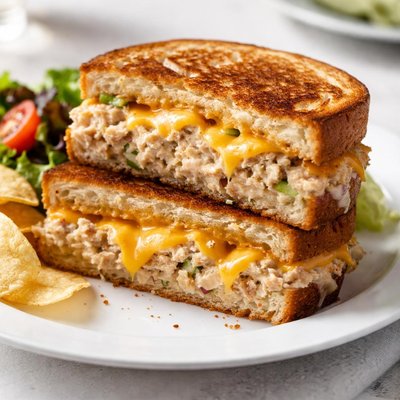 Tuna melt sandwich