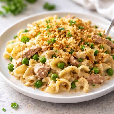 Tuna noodle casserole
