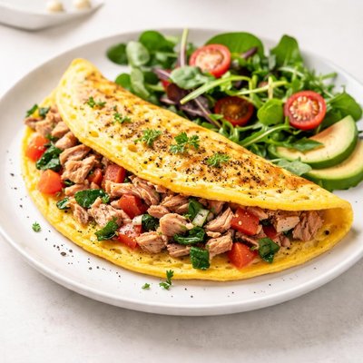 Tuna omellette