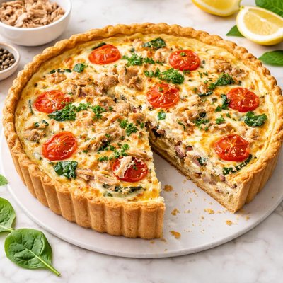 Tuna quiche