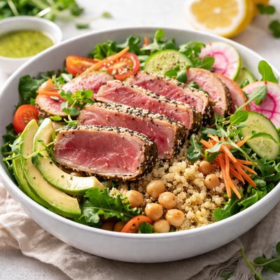 普拉维达的鲔鱼沙拉