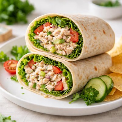 Tuna salad wrap