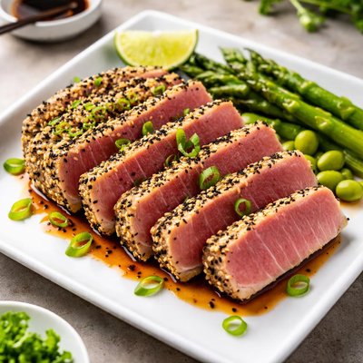 Tuna sesame steak