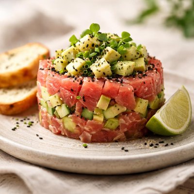 金枪鱼塔塔开胃菜