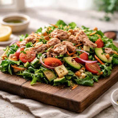 Tuna veggie salad
