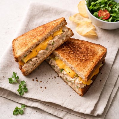 金枪鱼芝士三明治