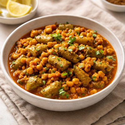 Turai chana dal sabzi