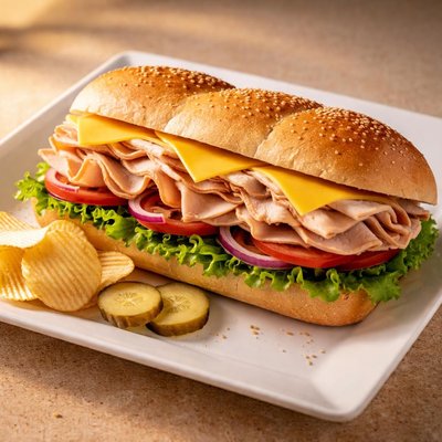 Turkey and cheese large