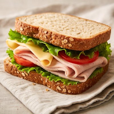 Turkey and cheese on whole wheat