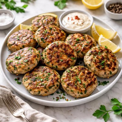 Turkey and zucchini patties