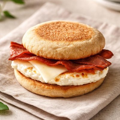 Turkey bacon egg white