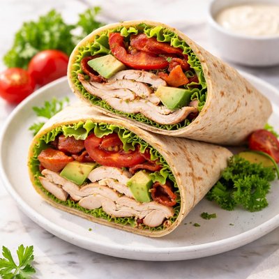 Turkey blt wrap
