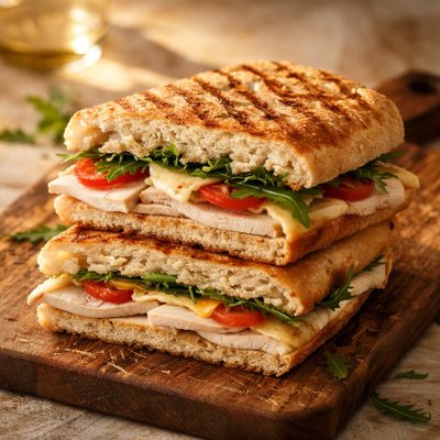 Turkey breast panini