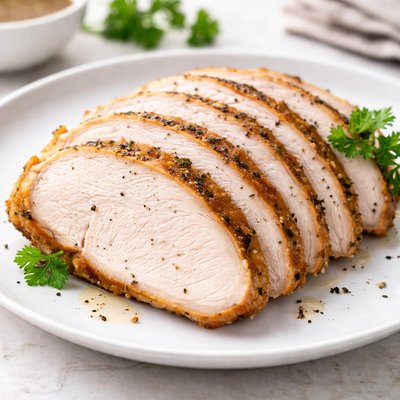 Turkey breast slice