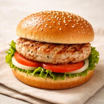 Turkey burger plain