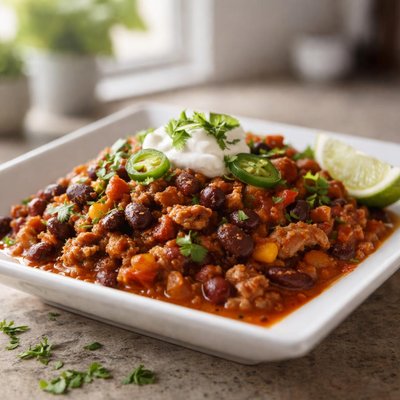 Turkey chili with beans