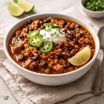 Turkey chilli with beans