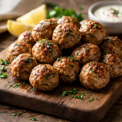 Turkey cooked meatballs