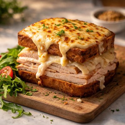Turkey croque monsieur