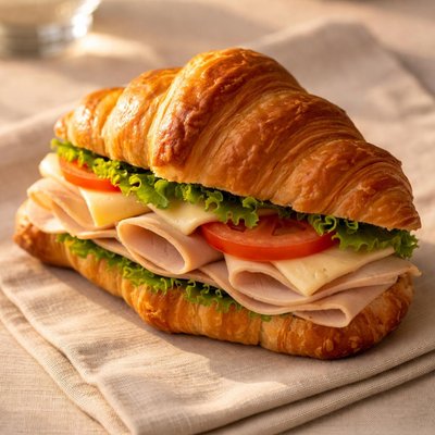 Turkey crossaint with havarty