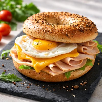 Turkey egg and cheese