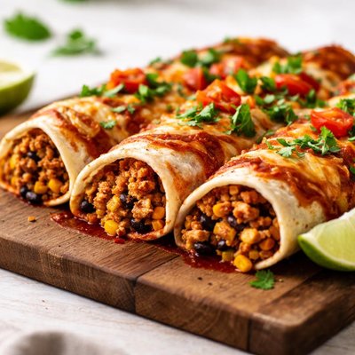 Turkey enchiladas