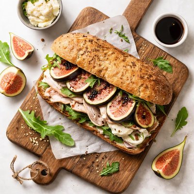 Turkey fig sandwich