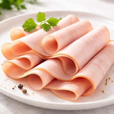 Turkey ham slice