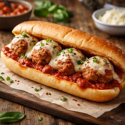 Turkey meatball sub