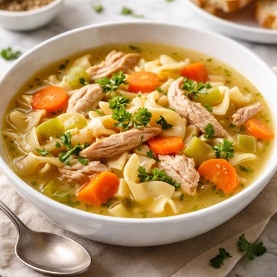 Turkey noodle soup