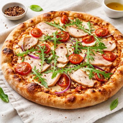 Turkey pizza