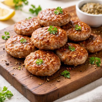 Turkey sausage mini patty