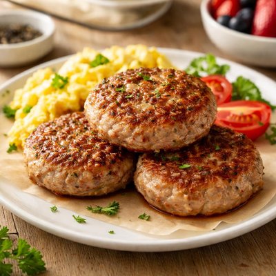 Turkey sausage pattie