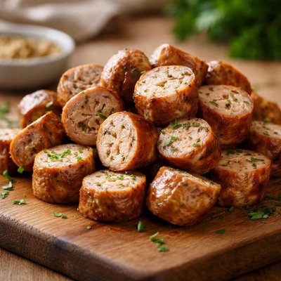 Turkey sausage pieces