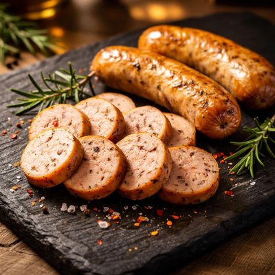 Turkey sausage slice