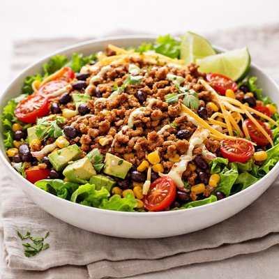 Turkey taco salad