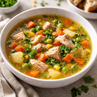 Turkey vegetable soup
