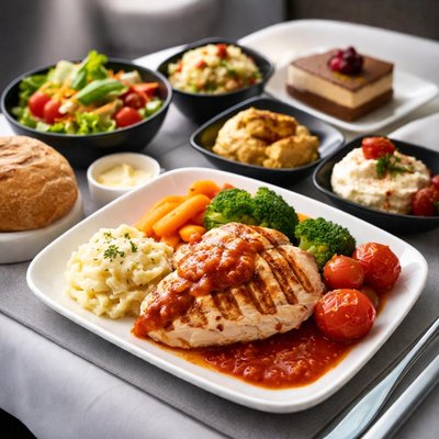 Turkish airlines dinner