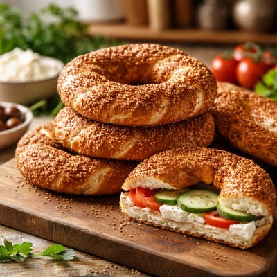 Turkish bagel