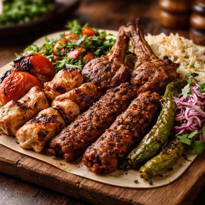 Turkish mixed grill