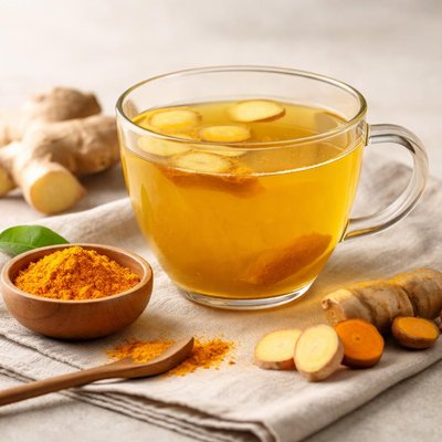 Turmeric and ginger tea