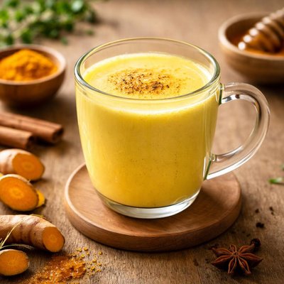 Turmeric whole milk